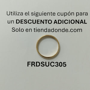 ARGOLLA ORO 14 K 2.8 GRMS (SEMINUEVO)