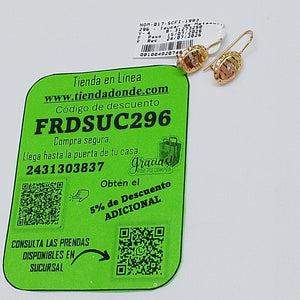 ARETES PAR ORO 10 K 0.9 GRMS (SEMINUEVO)