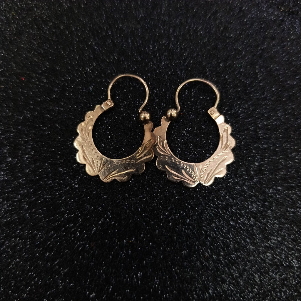 ARETES PAR ORO 8 K 2 GRMS (SEMINUEVO)