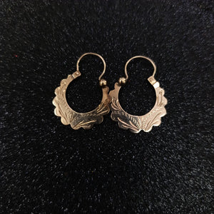 ARETES PAR ORO 8 K 2 GRMS (SEMINUEVO)