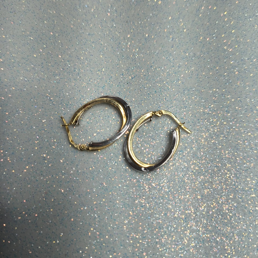 ARRACADAS PAR ORO 14 K 1.4 GRMS (SEMINUEVO)