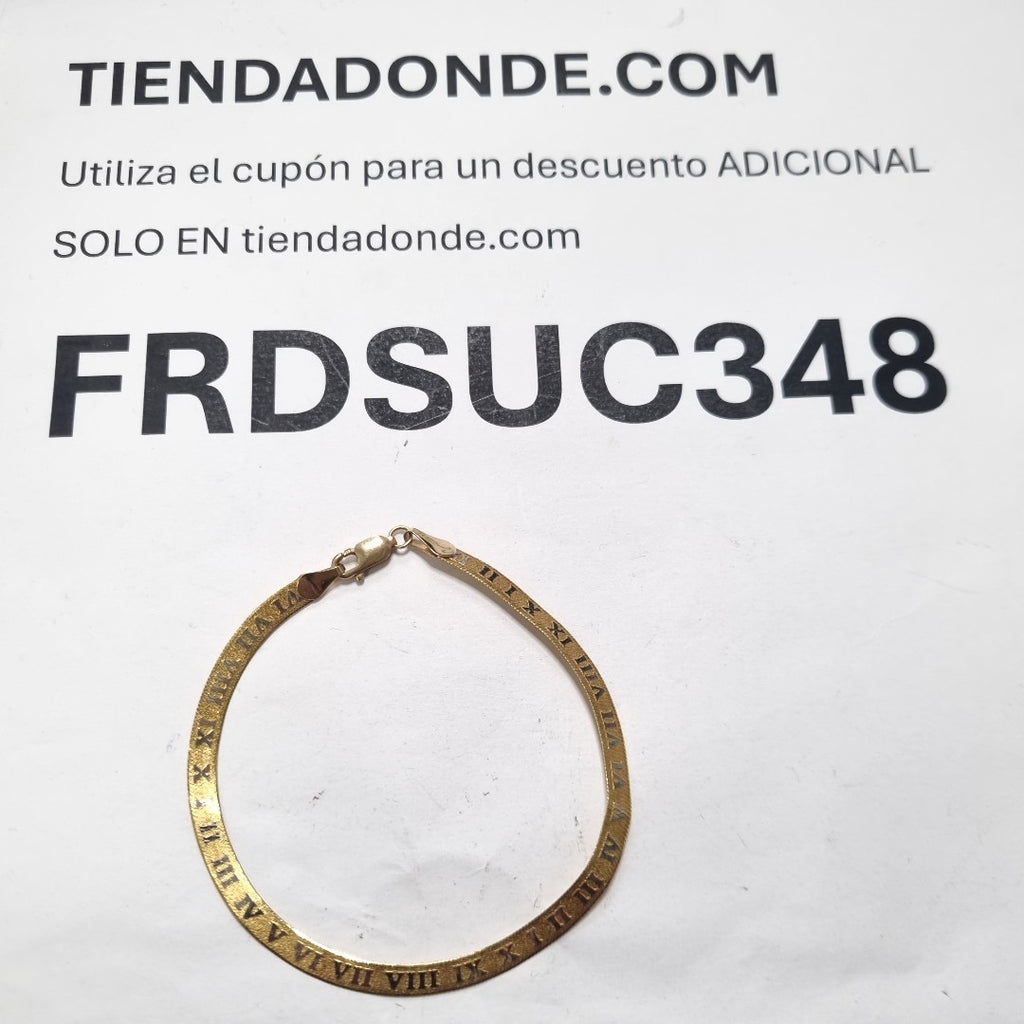 PULSERA ORO 14 K 3.1 GRMS (SEMINUEVO)