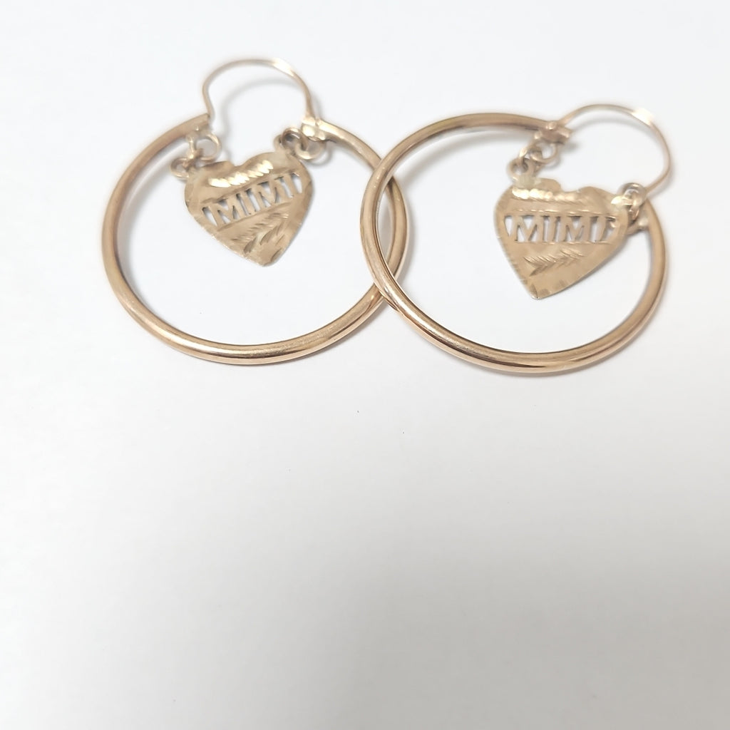 ARETES PAR ORO 8 K 5,20 GRMS (SEMINUEVO)