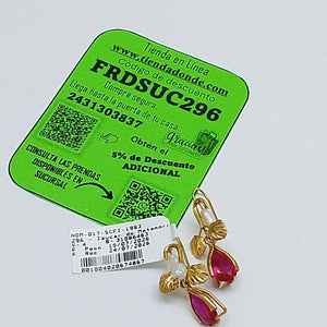 ARETES PAR ORO 8 K 4.3 GRMS (SEMINUEVO)