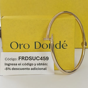 PULSERA CLAVO ORO 14K 6.2 (NUEVO)