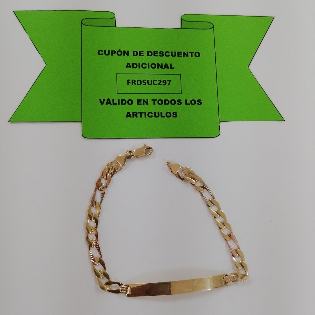 ESCLAVA ORO COMBINADO 14 K 3,00 GRMS (SEMINUEVO)