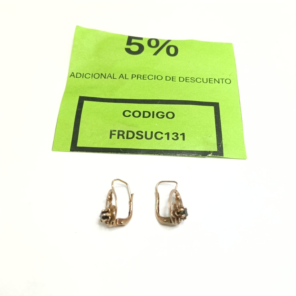 ARETES PAR ORO 8 K 1,30 GRMS (SEMINUEVO)