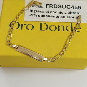 ESCLAVAS NIÑO ORO 14K 3.2 (NUEVO)