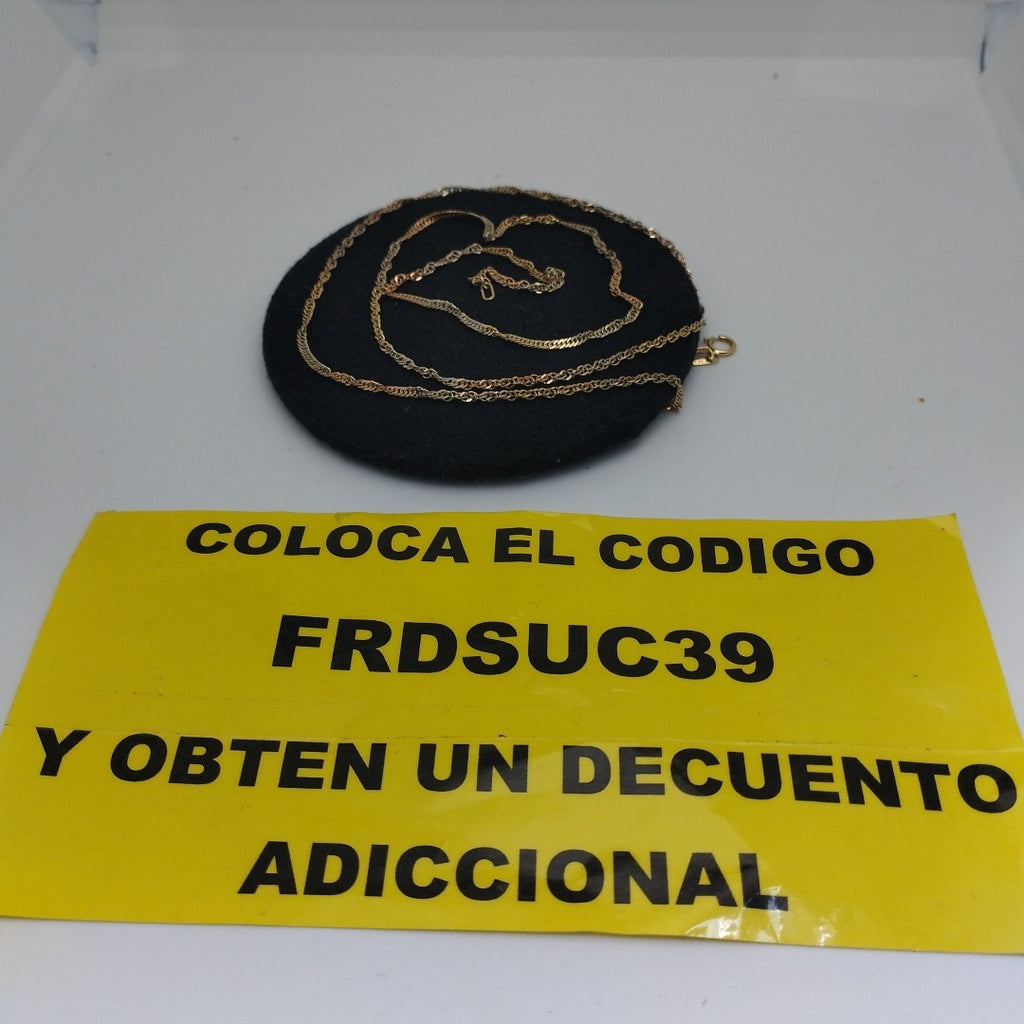 CADENA ORO 14 K 3 GRMS (SEMINUEVO)