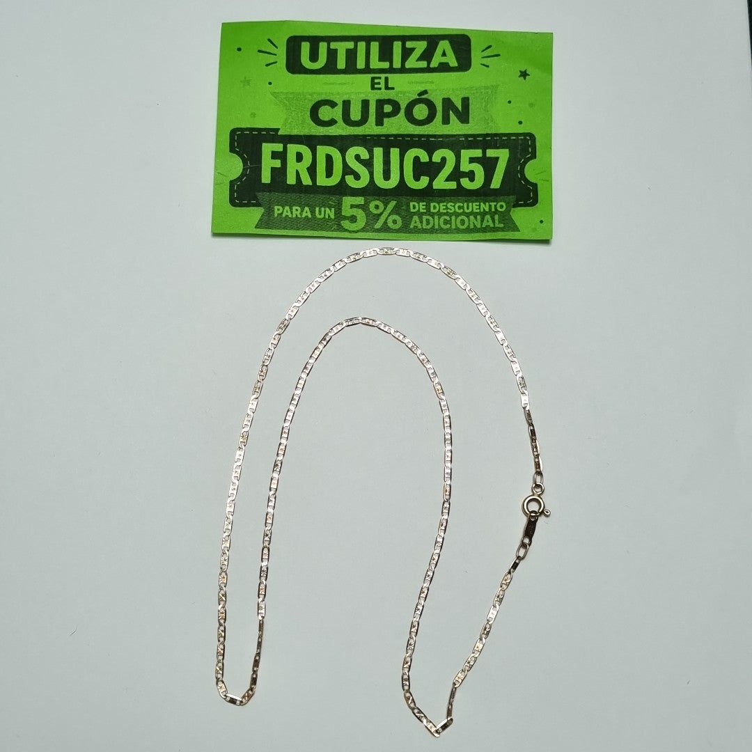 CADENA ORO, ORO COMBINADO 10 K 1.8 GRMS (SEMINUEVO)