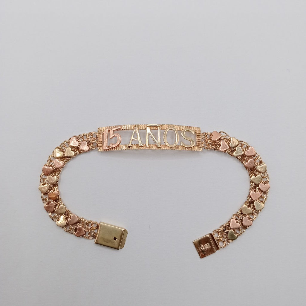 ESCLAVA ORO COMBINADO 14 K 10,70 GRMS (SEMINUEVO)