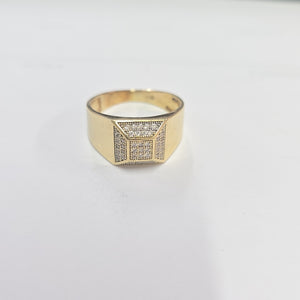 ANILLO ORO 14 K 5.3 GRMS (SEMINUEVO)