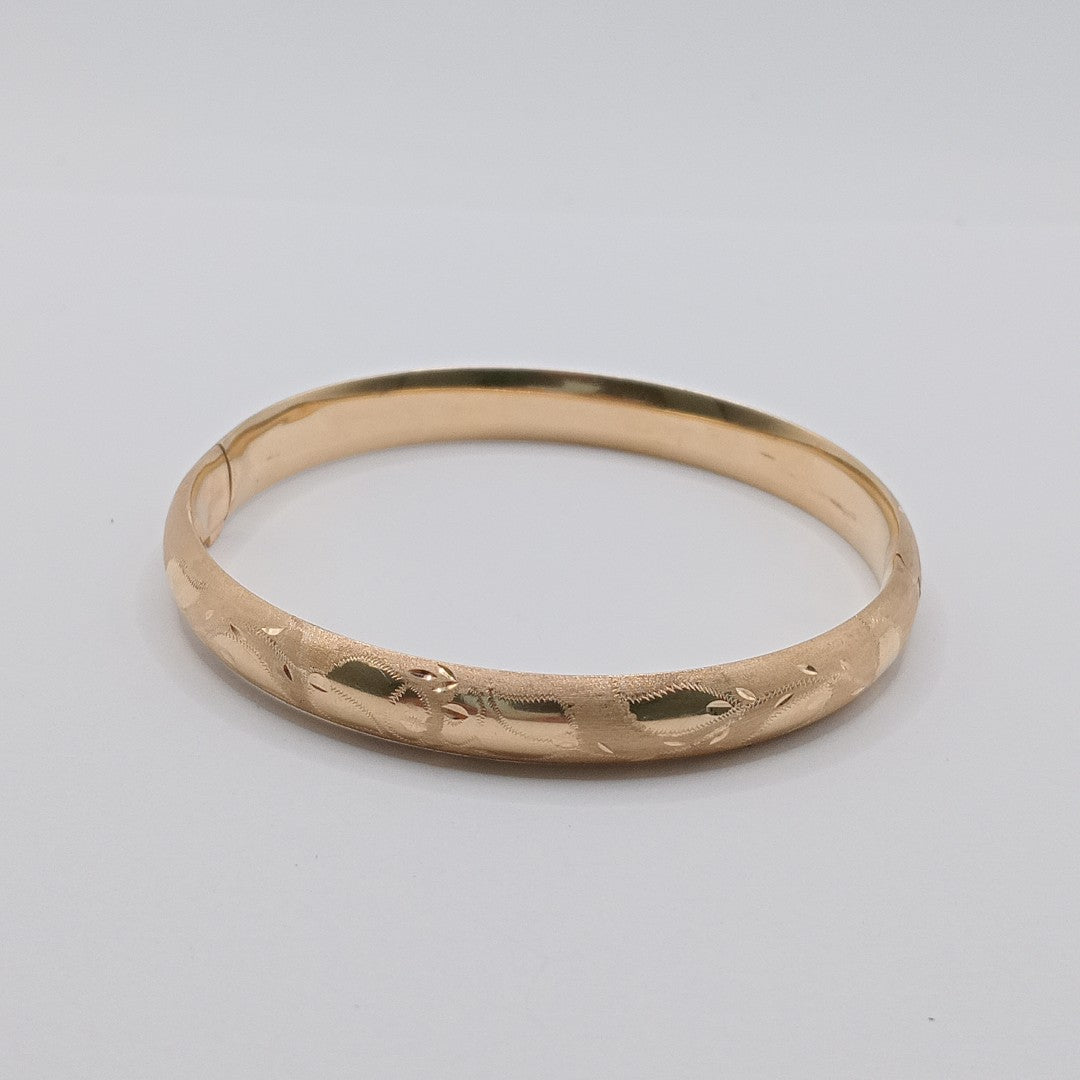 PULSERA RIGIDA ORO 14 K 9,60 GRMS (SEMINUEVO)