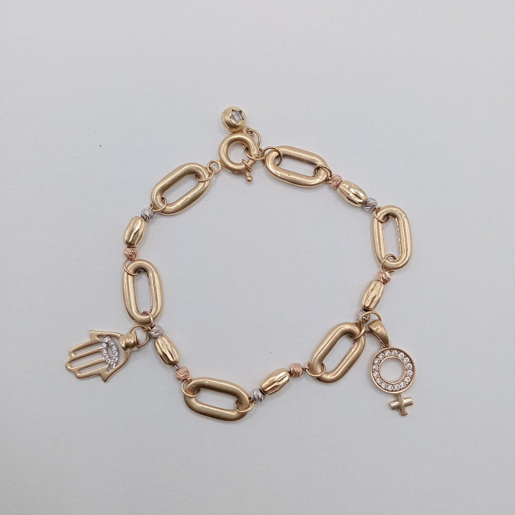 PULSERA ORO 14 K 7.6 GRMS (SEMINUEVO)