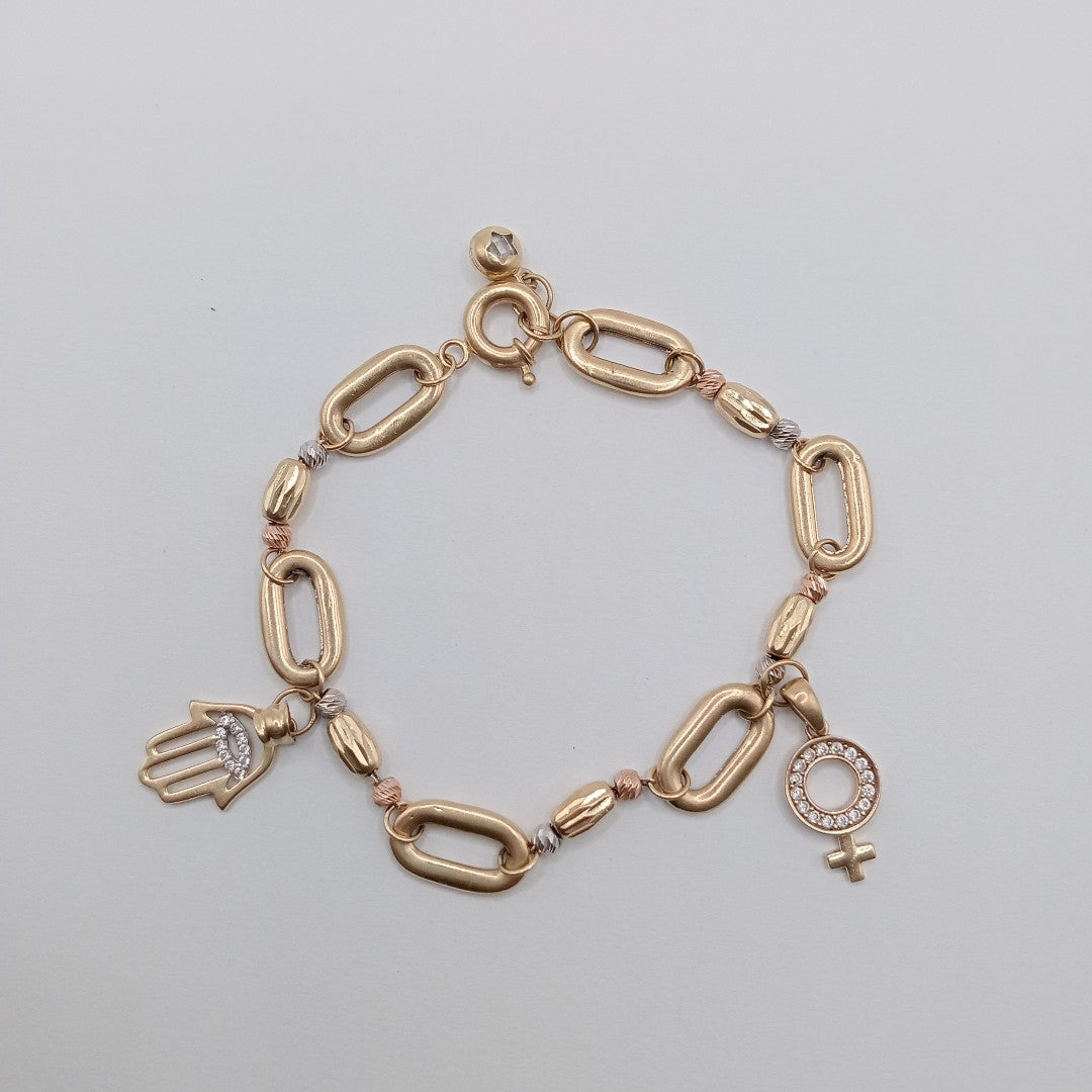 PULSERA ORO 14 K 7.6 GRMS (SEMINUEVO)