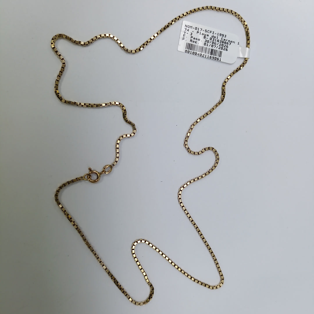 CADENA ORO 10 K 7.6 GRMS (SEMINUEVO)