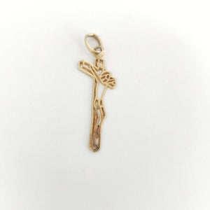 CRUCIFIJO ORO 10 K 2,00 GRMS (SEMINUEVO)