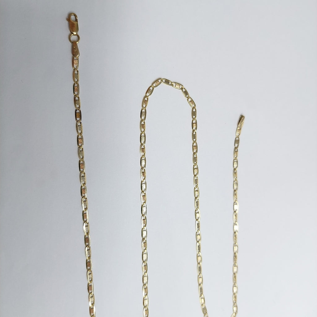 CADENA ORO COMBINADO 14 K 4.6 GRMS (SEMINUEVO)