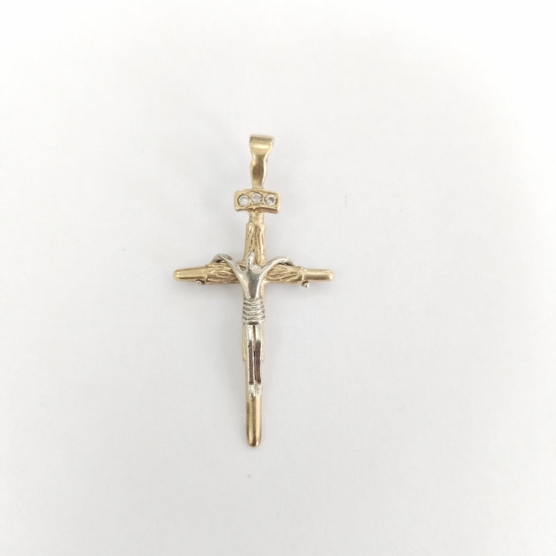 CRUCIFIJO ORO 10 K 2,70 GRMS (SEMINUEVO)