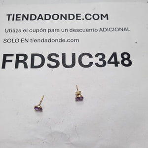 ARETES PAR ORO 14 K 1,00 GRMS (SEMINUEVO)