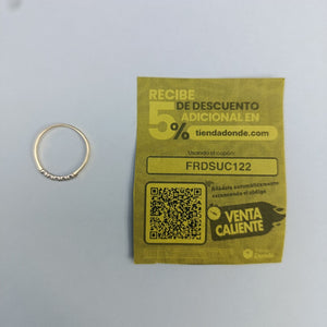 ANILLO ORO 10 K 1,30 GRMS (SEMINUEVO)