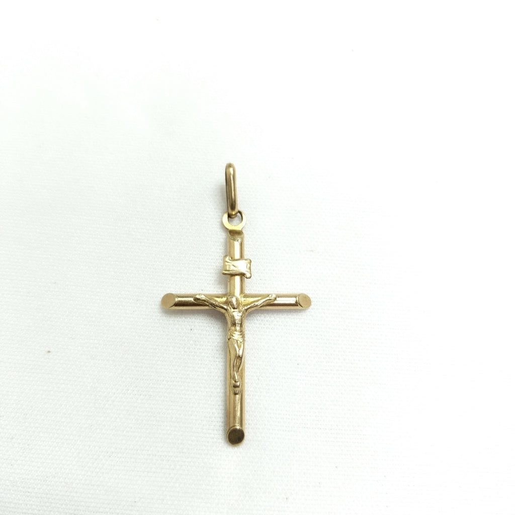 CRUCIFIJO ORO 10 K 2.4 GRMS (SEMINUEVO)