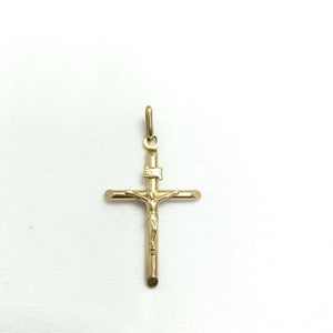CRUCIFIJO ORO 10 K 2.4 GRMS (SEMINUEVO)