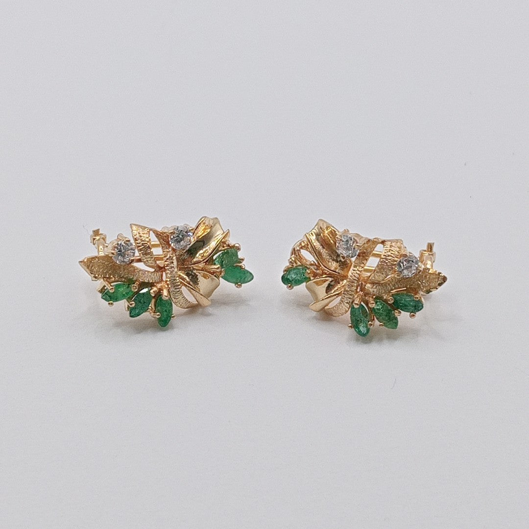 ARETES PAR ORO 14 K 4,50 GRMS (SEMINUEVO)
