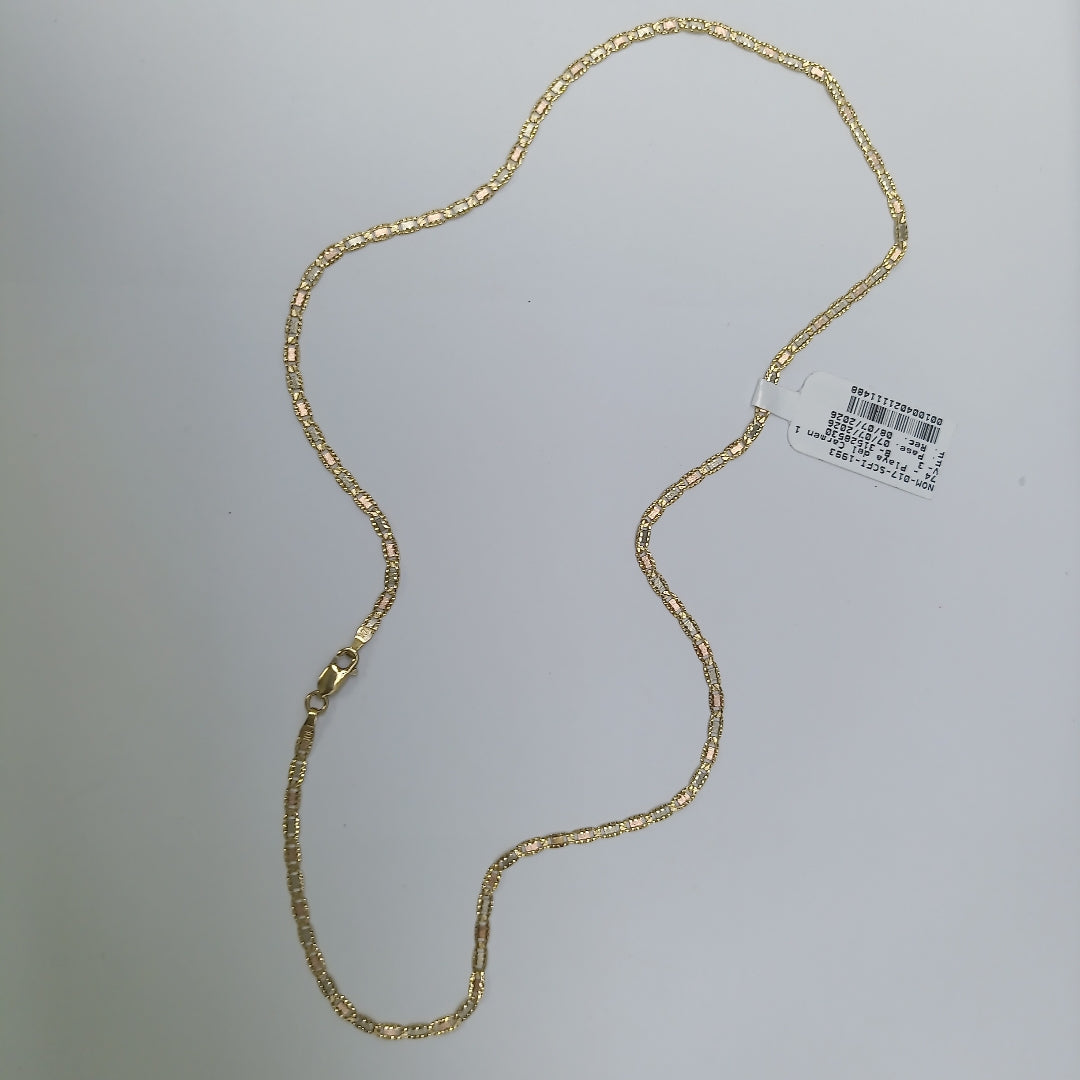 CADENA ORO COMBINADO 10 K 4.7 GRMS (SEMINUEVO)