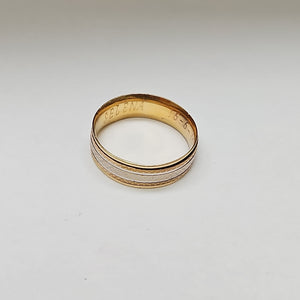 ARGOLLA ORO,ORO COMBINADO 14 K 2,60 GRMS (SEMINUEVO)