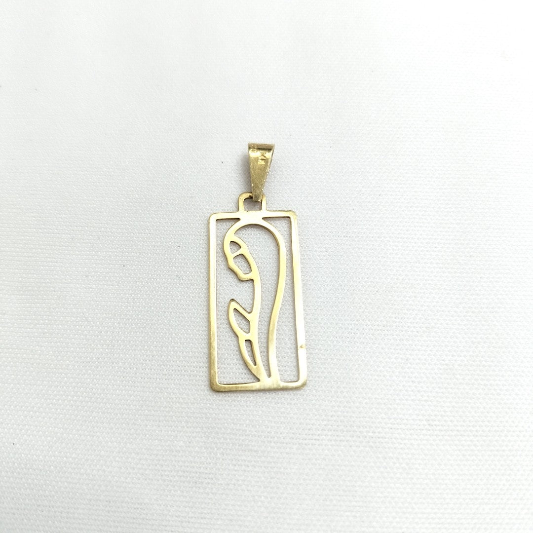 MEDALLA RELIGIOSA ORO 14 K 1.2 GRMS (SEMINUEVO)