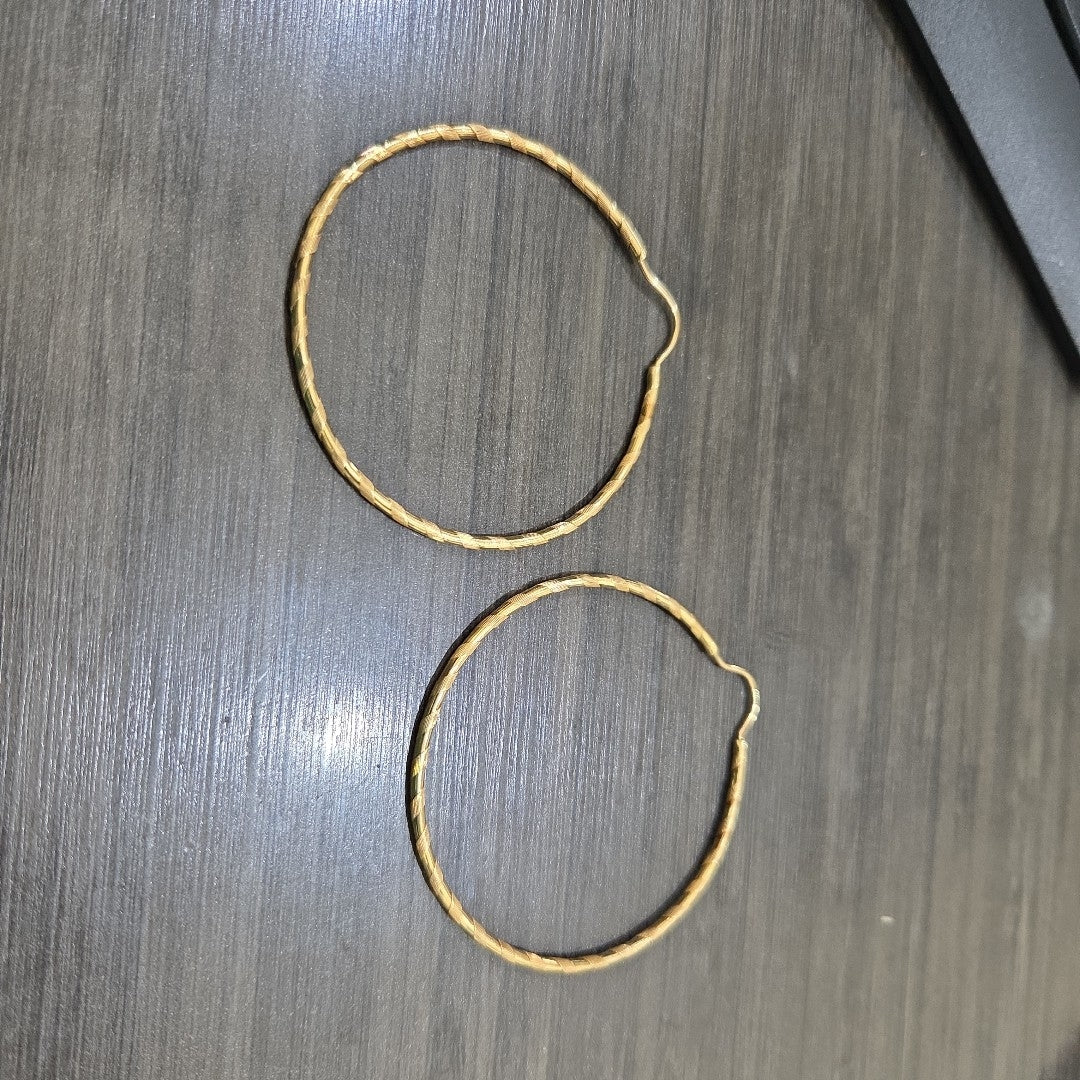 ARRACADAS PAR ORO 14 K 4.4 GRMS (SEMINUEVO)
