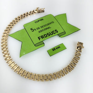 PULSERA ORO 14 K 9.6 GRMS (SEMINUEVO)