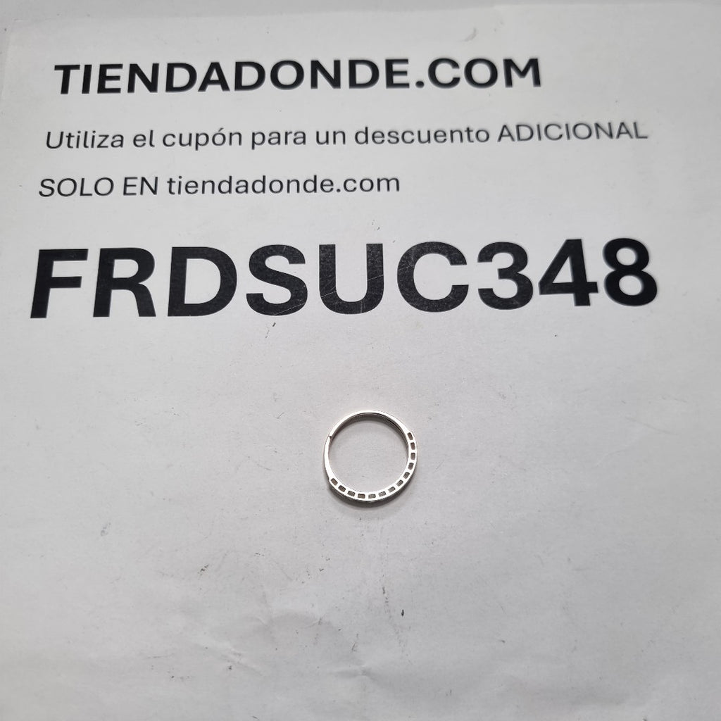 ANILLITO ORO BLANCO 14 K 1.5 GRMS (SEMINUEVO)