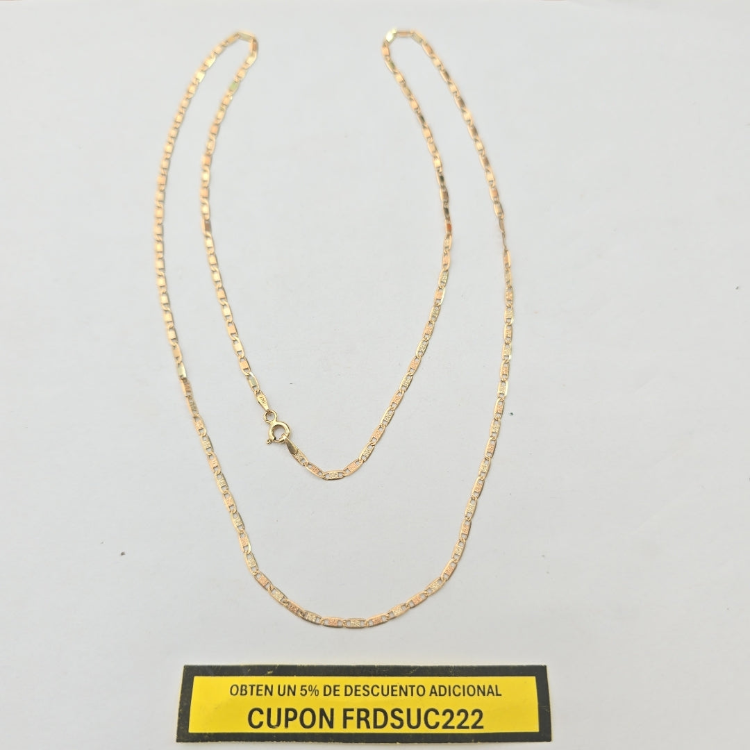 CADENA ORO 14 K 3.8 GRMS (SEMINUEVO)
