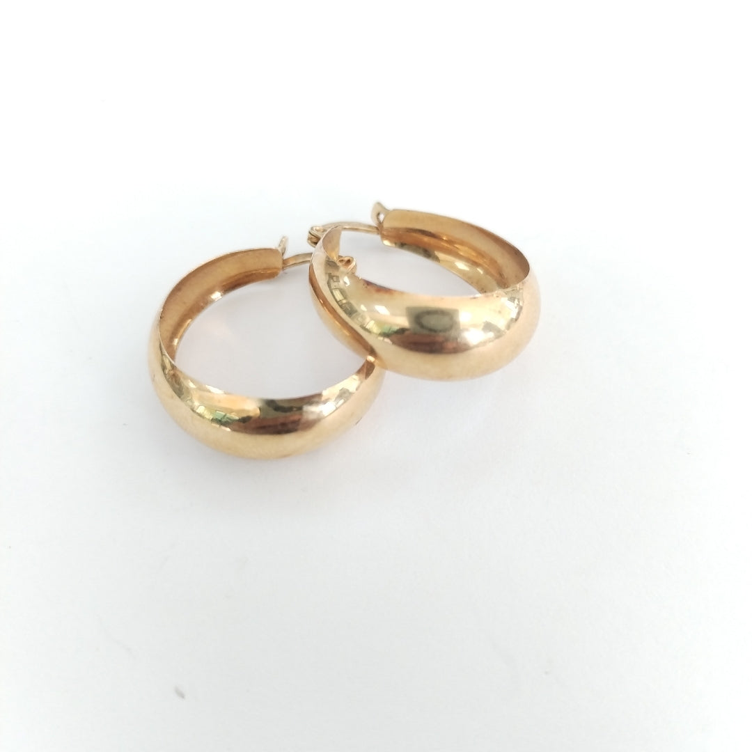 ARRACADAS PAR ORO 14 K 2.5 GRMS (SEMINUEVO)