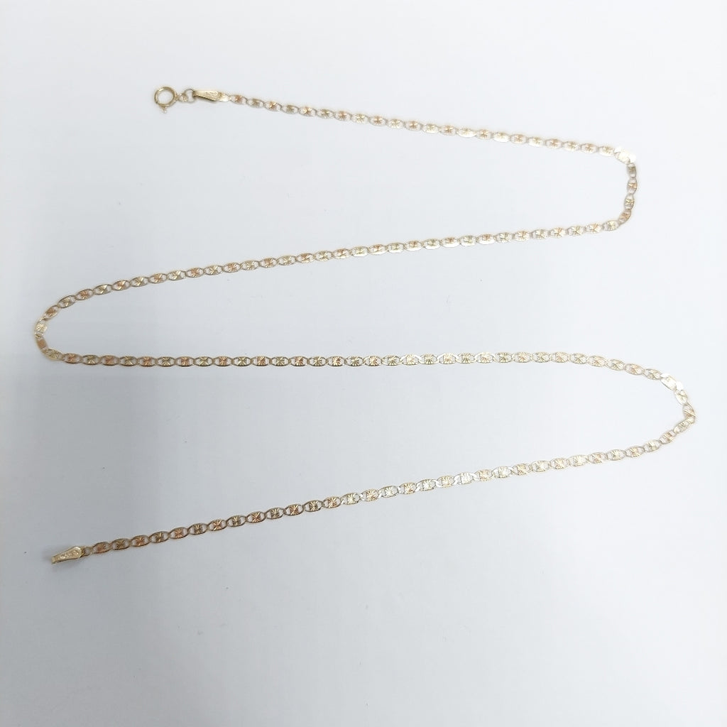 CADENA ORO, ORO COMBINADO 10 K 2.8 GRMS (SEMINUEVO)