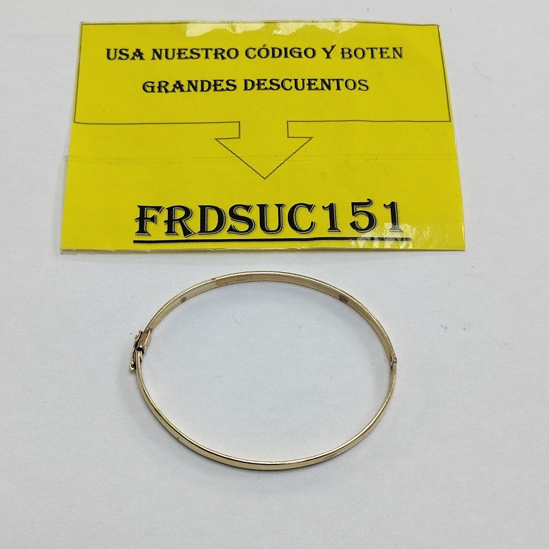 PULSERA RIGIDA ORO 14 K 7.2 GRMS (SEMINUEVO)