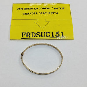 PULSERA RIGIDA ORO 14 K 7.2 GRMS (SEMINUEVO)