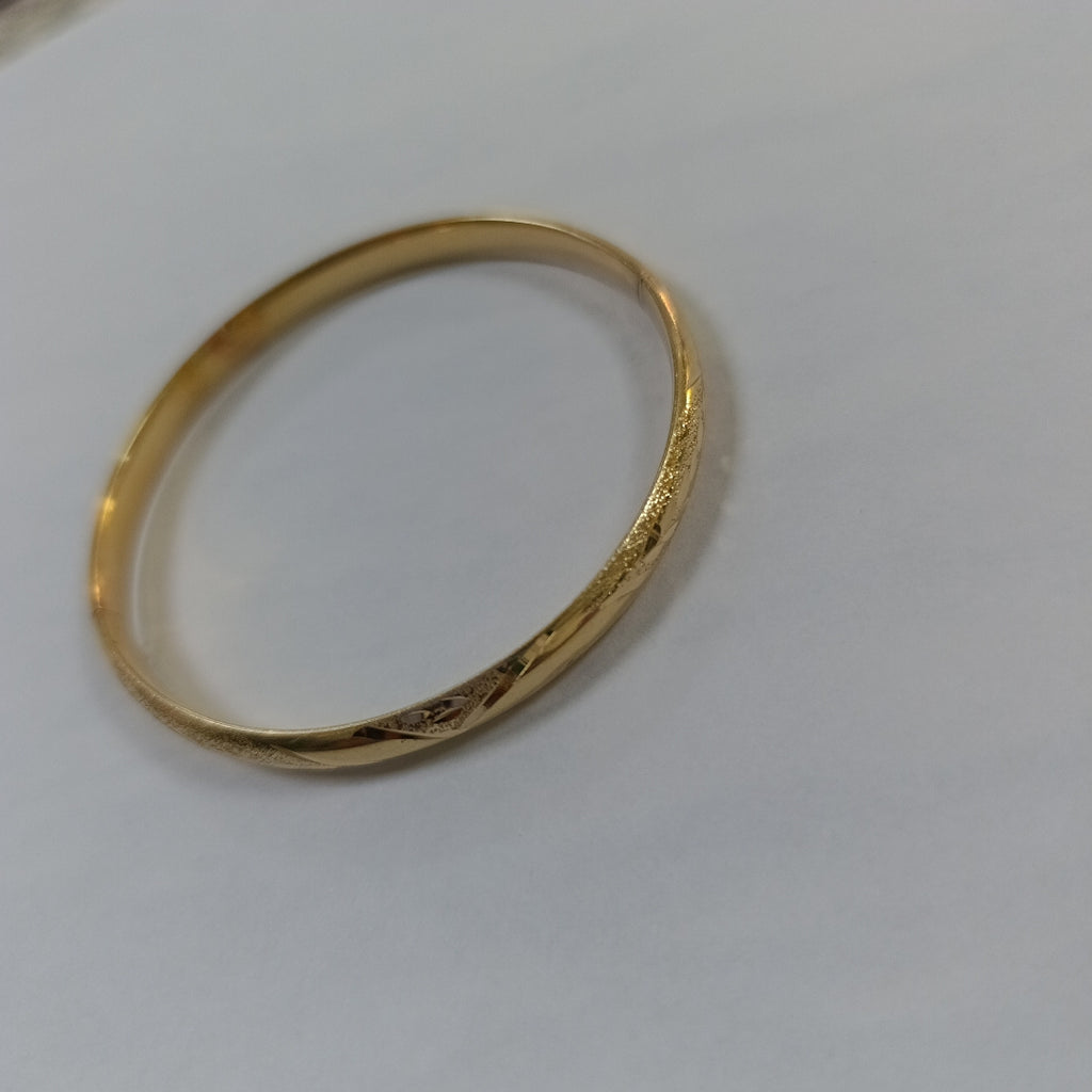 PULSERA RIGIDA ORO 14 K 7.3 GRMS (SEMINUEVO)