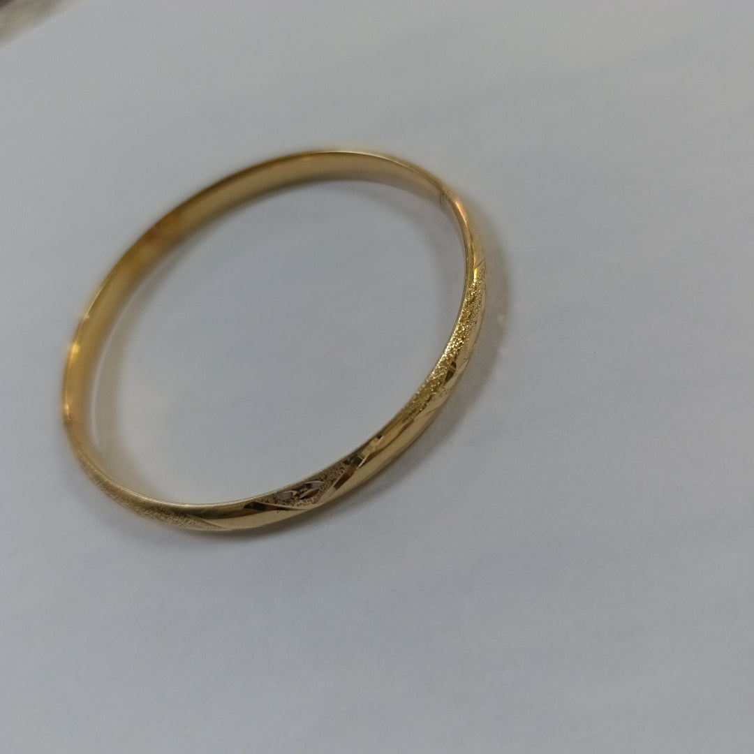 PULSERA RIGIDA ORO 14 K 7.3 GRMS (SEMINUEVO)