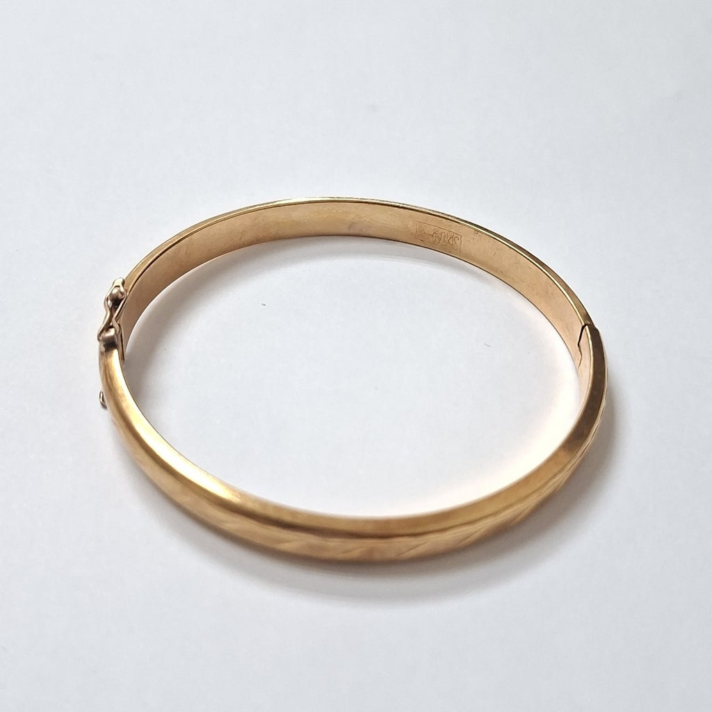 PULSERA RIGIDA ORO 18 K 13.3 GRMS (SEMINUEVO)