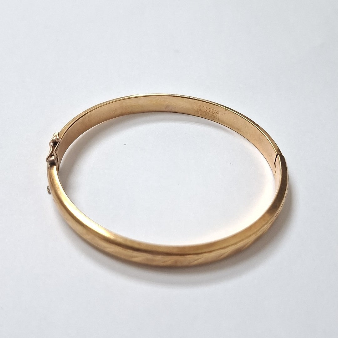 PULSERA RIGIDA ORO 18 K 13.3 GRMS (SEMINUEVO)