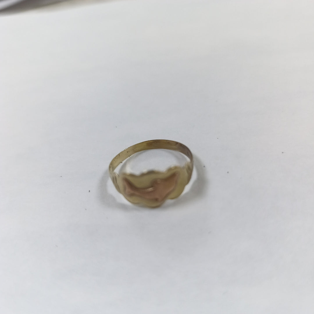 ANILLITO ORO COMBINADO 10 K 1.7 GRMS (SEMINUEVO)