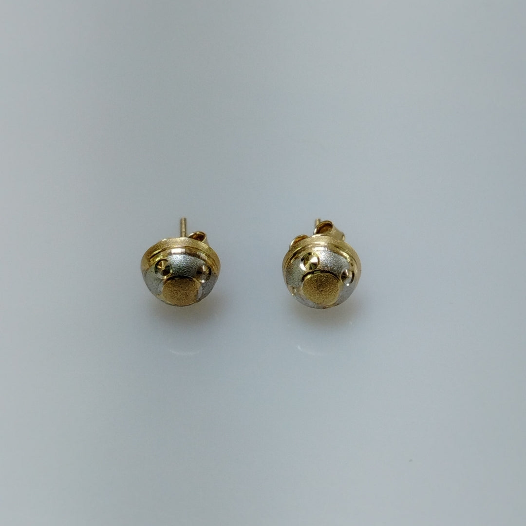 BROQUELES PAR ORO 14 K 1,70 GRMS (SEMINUEVO)