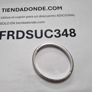 PULSERA RIGIDA ORO, ORO BLANCO 14 K 18.2 GRMS (SEMINUEVO)