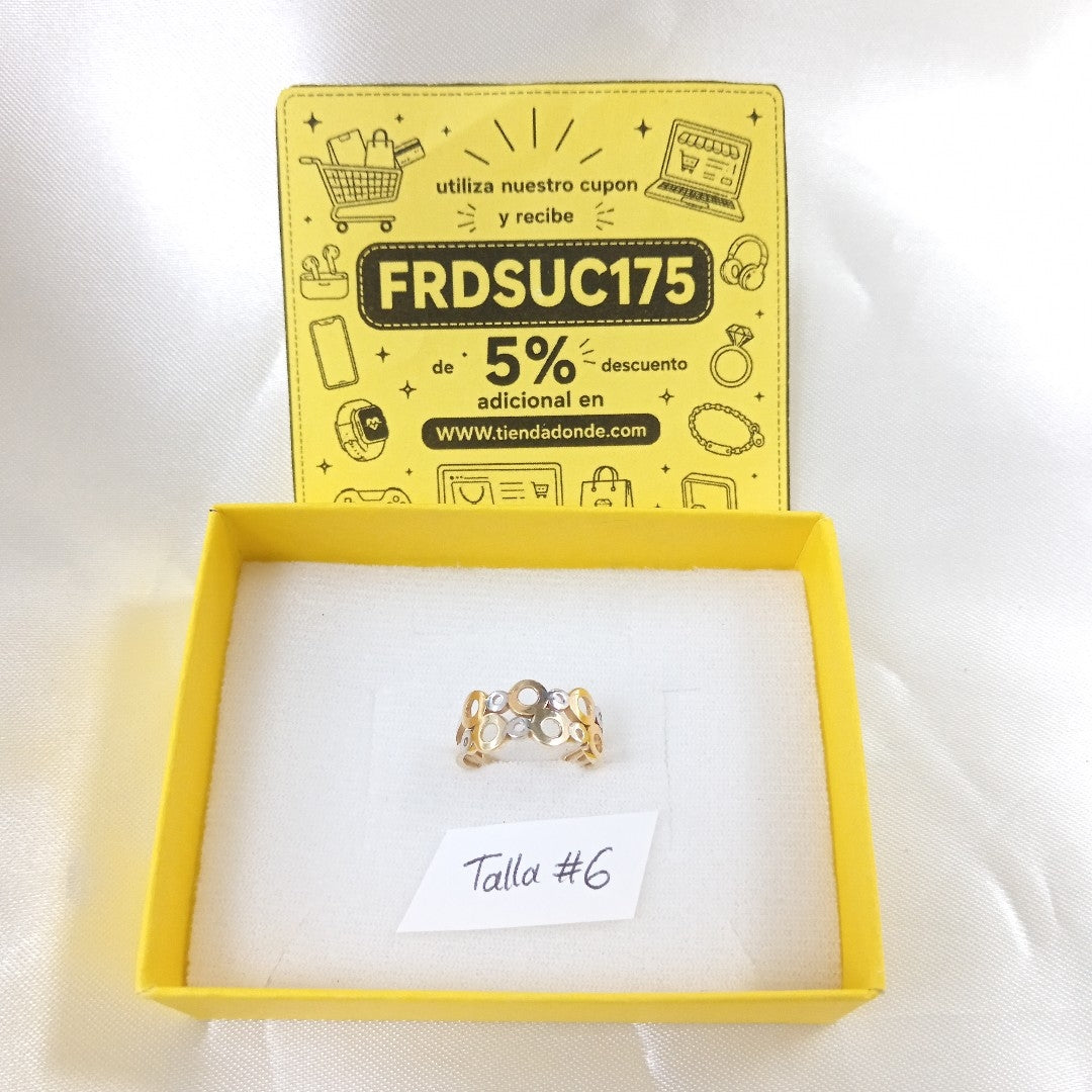 ANILLOS DAMA ORO 14K 2.4 (NUEVO)