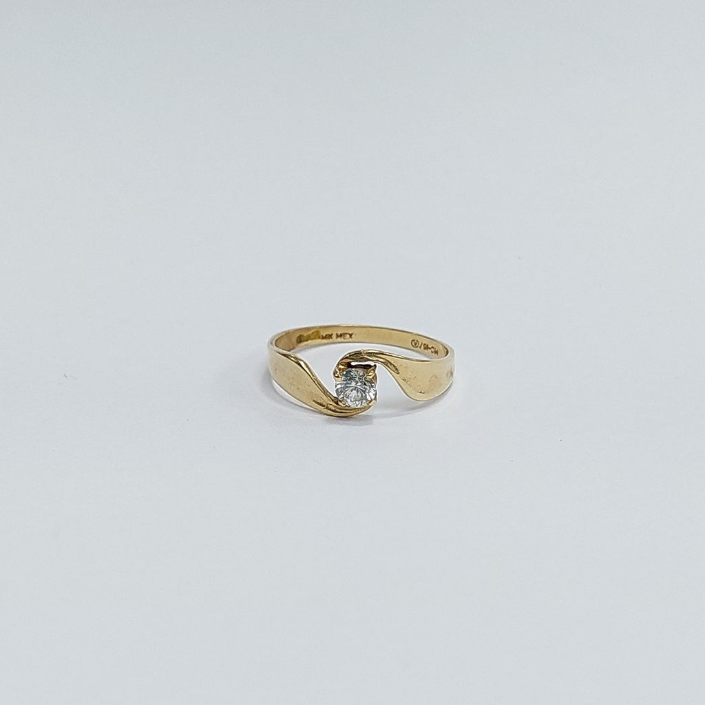 SOLITARIO ORO 14 K 1,70 GRMS (SEMINUEVO)