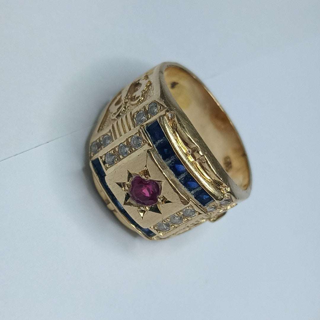 ANILLO ORO 14 K 11.4 GRMS (SEMINUEVO)