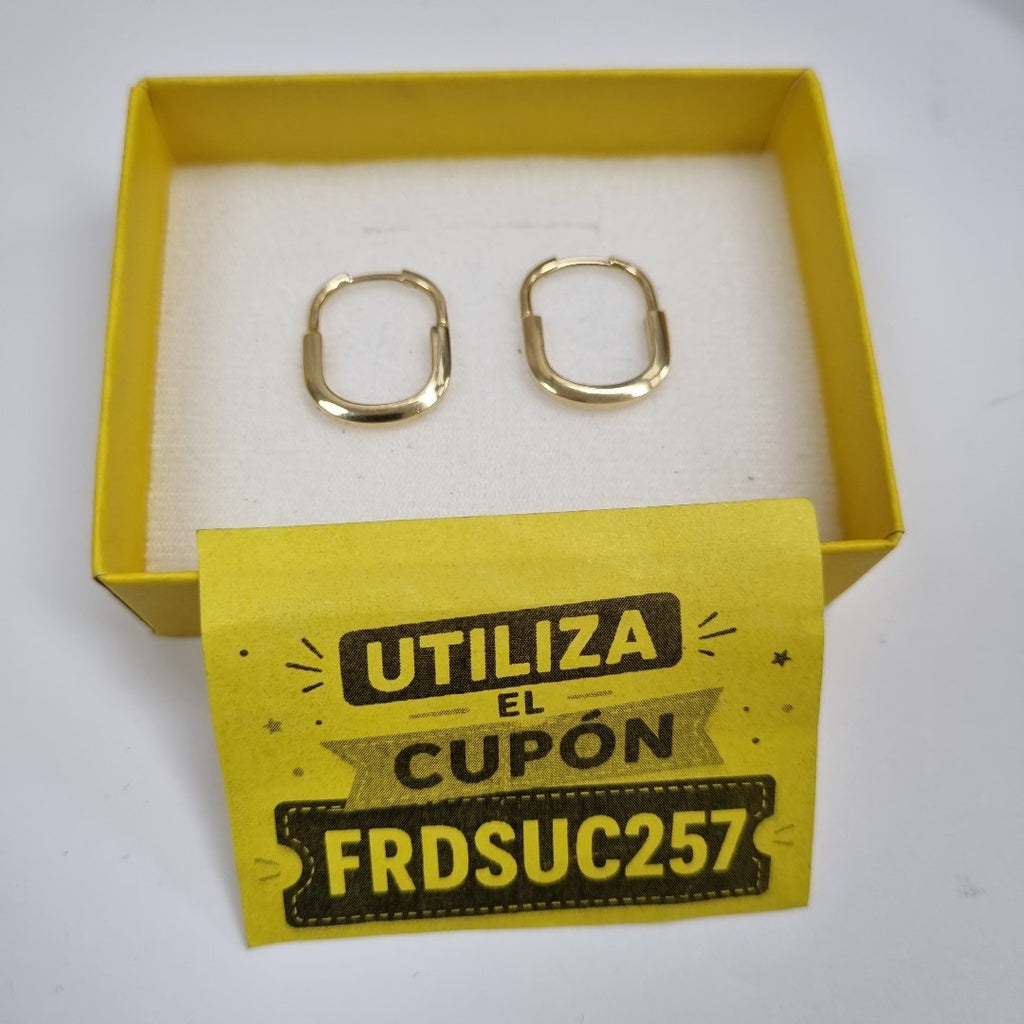 ARRACADAS PAR ORO 14 K 5.6 GRMS (SEMINUEVO)